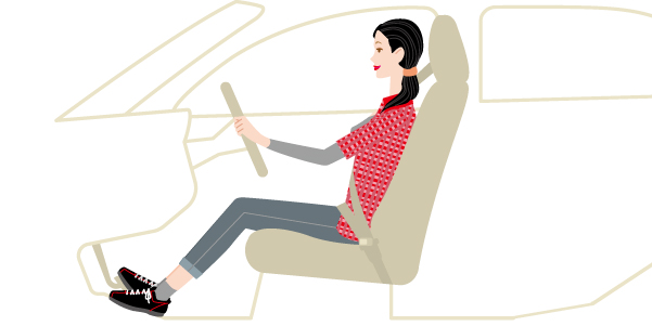 What is the correct driving position?