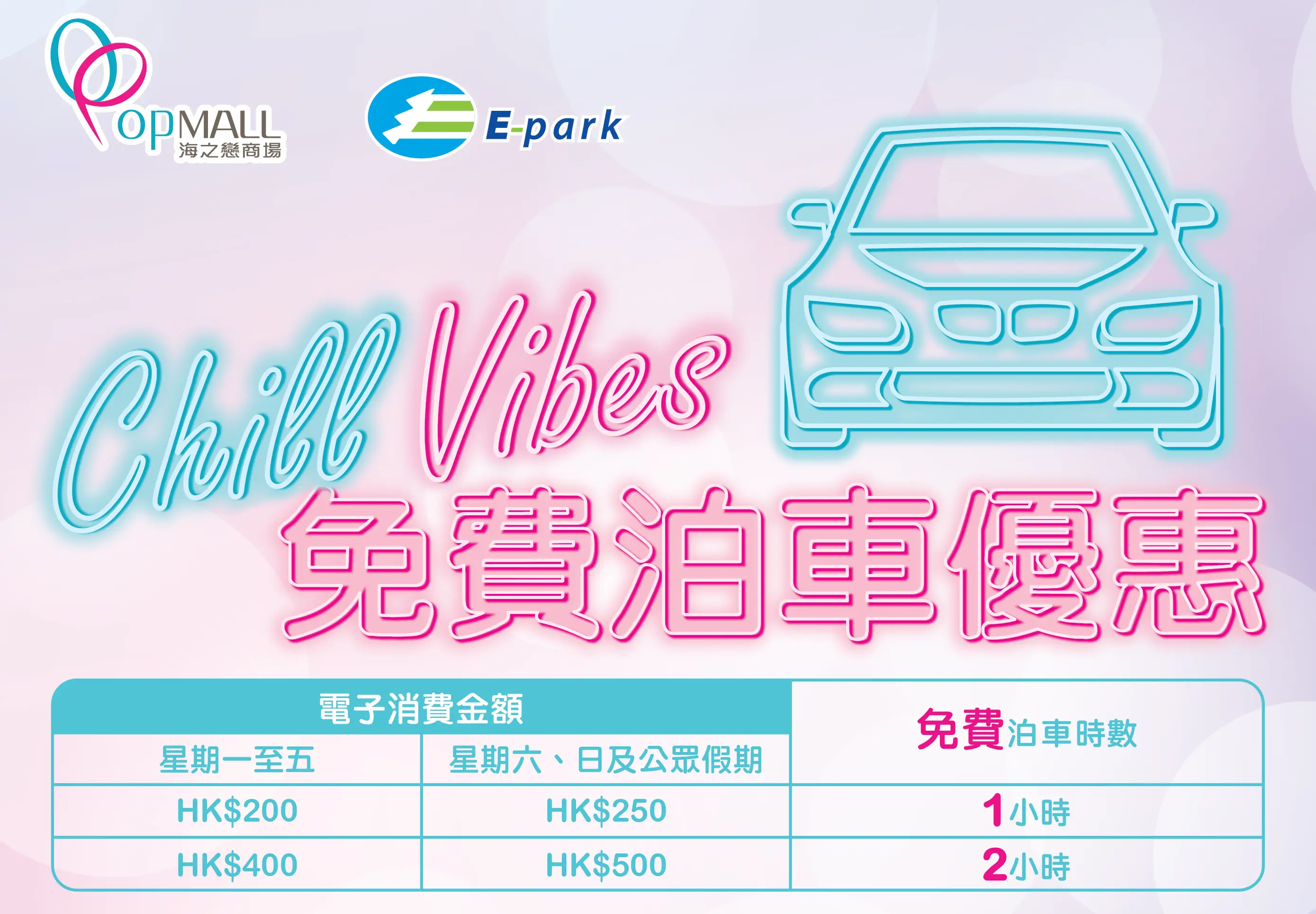 海之戀商場泊車優惠2025